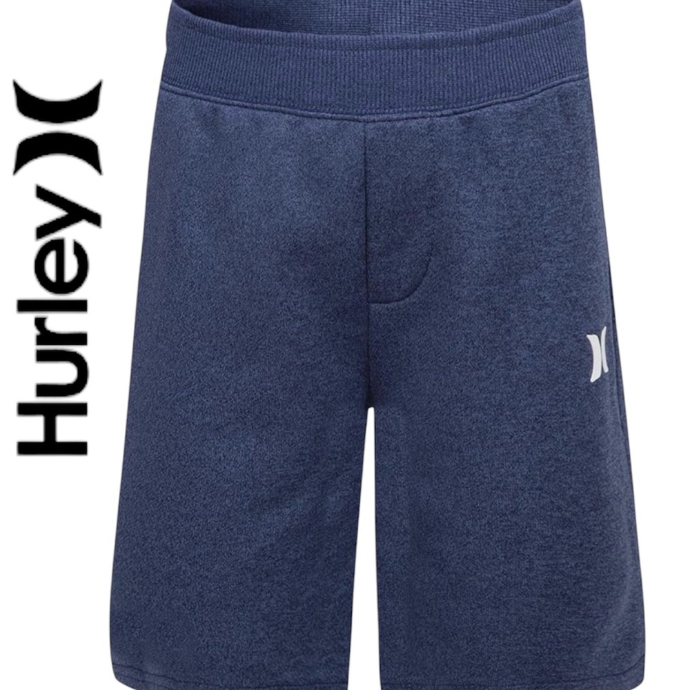 Hurley Boys Solar French Terry Navy Pull On Shorts 13-15yrs